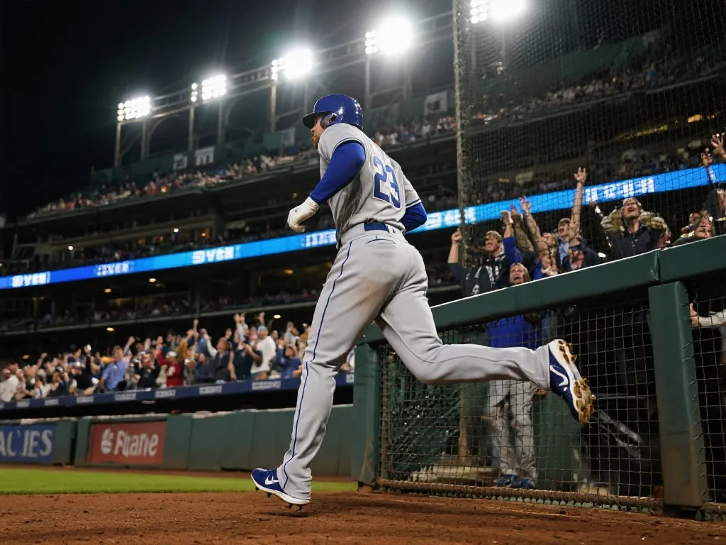 勇敢者奔向外野